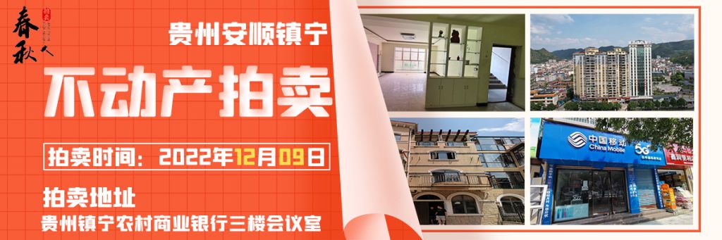 【12月09日】鎮(zhèn)寧縣商鋪、住宅、商業(yè)展位拍賣(mài)公告