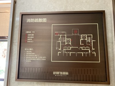 仿古銅拉絲效果標識標牌案例賞析